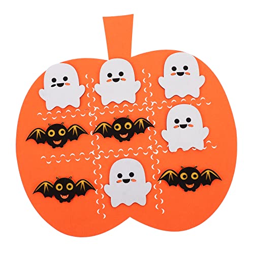 VICASKY 1 Set Halloween Filzmatte Pädagogisches Spielzeug Für Kinder Kognitives Lernspielzeug Filzspielmatten Party Requisiten Halloween Zubehör Kinderspielfilze Lustige Halloween von VICASKY