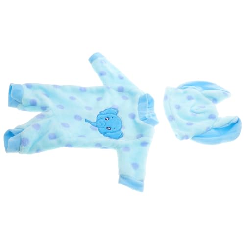 VICASKY 1 Set Puppen-Cartoon-Kleidung, 18-Zoll-puppenpyjama Für Kinder, Zartes Puppenpyjama, Kostümzubehör, Kleidung Für Wiedergeborene Puppen, Kompaktes Puppenkostüm von VICASKY