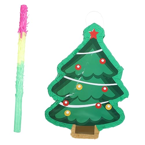 VICASKY 1 Set Weihnachts Pinata Für Kinder Süßigkeiten Pinata Weihnachtsthema Pinata Lustige Pinata Weihnachtsbaum Pinata Dekoration Hängende Pinata Für Weihnachten Festival Pinata von VICASKY