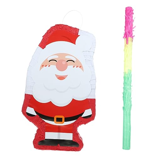 VICASKY 1 Set Weihnachts Pinata Für Kinder Weihnachtsparty Spiele Weihnachtsparty Spiele Weihnachtsmann Pinata Weihnachtsfeier Pinata Weihnachtssüßigkeiten Weihnachtsdekorationen von VICASKY