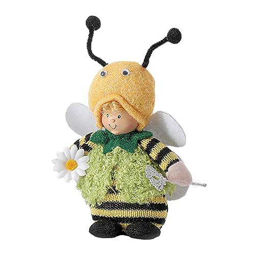 VICASKY Kuschelige Biene üschfigur Gestrickte Deko Puppe Für Feste Und Partys Kawaii Bienen Niedliches Für Und Dekoration von VICASKY