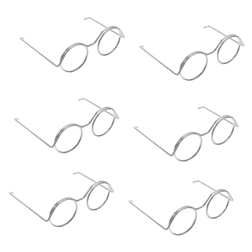 VICASKY 10 Stück Puppenbrillen Entzückende Kleine Brillen Puppen Anziehbrillen Bastelbrillen Miniaturbrillen Für Partys Puppenkleidungszubehör Dekorative Mini Brillen Mini von VICASKY