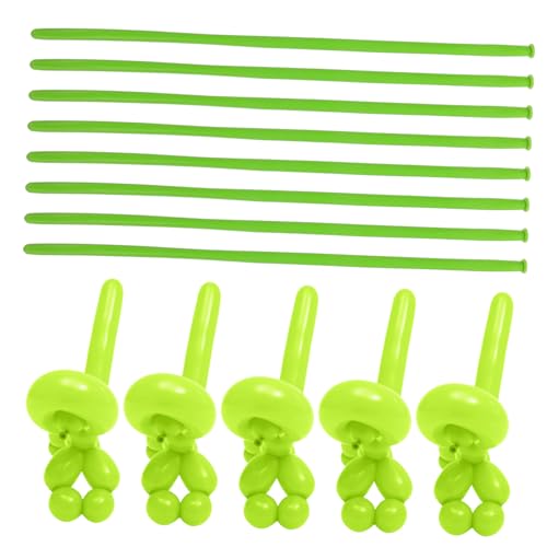 VICASKY 100St Dekoration aus Ballongeflecht Gänseblümchen Ballons Party Konfetti Ballonpumpe Spaß luftballons hochzeitsdekoration dekorative Latexballons Ballonmodellierung Emulsion Green von VICASKY