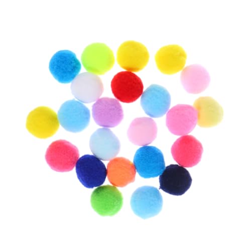 VICASKY 100St Kleidung Kunsthandwerk Zubehör PomPom selber machen bunt flauschig Pom Poms Ball basteln Kunst-Pom-Poms-Ball DIY-Kunst toys spielzeug Haarbälle selber machen DIY Plüschbälle von VICASKY