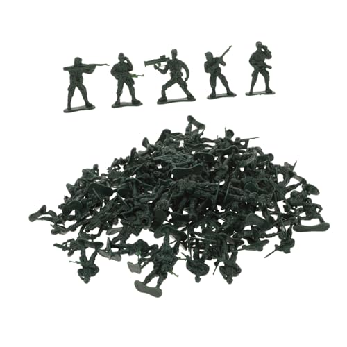 VICASKY 100st Soldatenmodell Aus Dem Zweiten Weltkrieg Kleine Soldatenmodelle Minifiguren Winzige Soldatenfiguren Winzige Soldatenmodelle Tischdekorationen Aus Sand Plastik Green von VICASKY