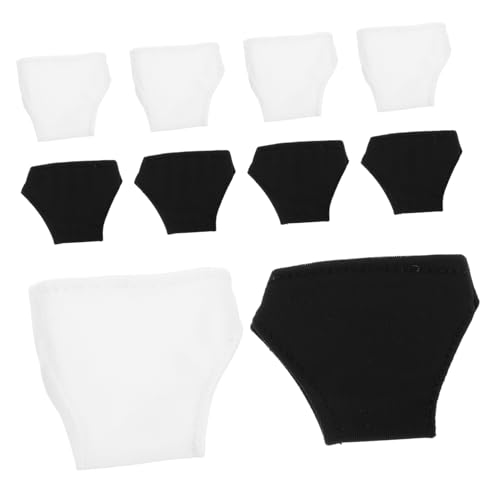 VICASKY 10St Puppe Höschen puppenkleidung Puppen Kleidung Wechselkleidung Puppen Zubehör Puppenunterwäsche Wiederverwendbare Babypuppenwindeln Meine lebenspuppen Polyester von VICASKY