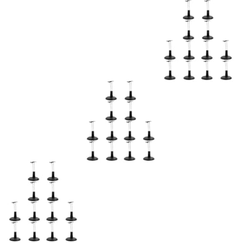 VICASKY 12 STK Lagerregal Babypuppenständer Ständer für Puppenmodelle Babypuppen-Display Puppenkleidform Puppenkörper Stehen schaufensterpuppe maneküre- Set Modellaufbewahrung Screen Black von VICASKY
