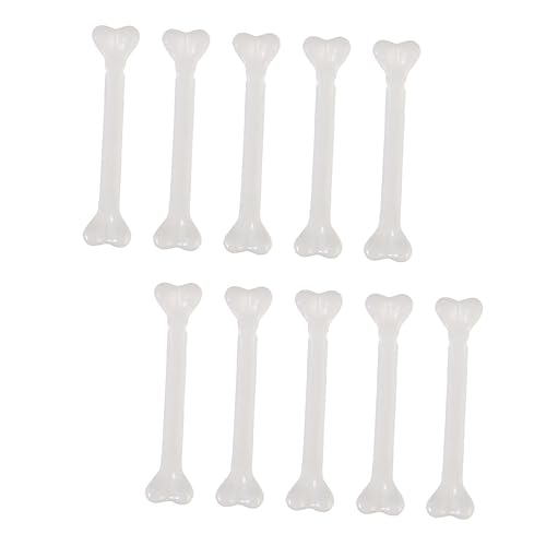 VICASKY 120 STK Halloween-Plastik Klein Halloween-Knochen-dekor Esstischdekoration Kreative Requisiten Körperknochen Tischdekorationen Halloween-kostüm Halloween-dekor Halloweenkostüm Weiß von VICASKY