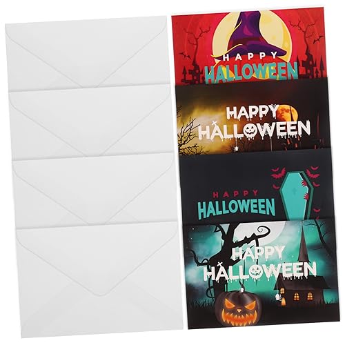 VICASKY 12Sätze Halloween Einladungskarten Grußkarten mit Umschlägen für Halloween Party Gruselige Designs und Thematische Motive zur Steigerung der Festlichen VICASKY 12Sätze Halloween Einladungskarten Grußkarten mit Umschlägen für Halloween Party Gruselige Designs und Thematische Motive zur Steigerung der Festlichen von VICASKY