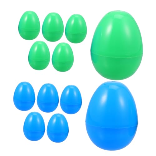 VICASKY 12St Ostermittelstücke easter eggs easter egg fillers easter egg decoration easter presents easter Plastikeier Ostereier von VICASKY