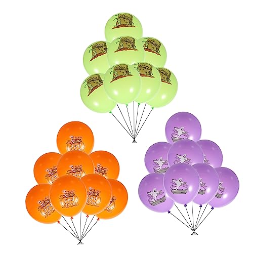 VICASKY 150 Stk Halloween-latexballon Gruselige Ballons Thanksgiving-ballon Halloween-ballon Herbstfarbene Luftballons Halloween-zubehör Hexenballons Folienballons Herbstballon Emulsion von VICASKY