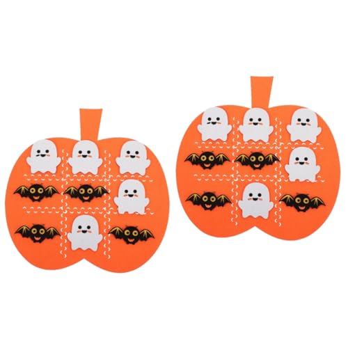 VICASKY 2 Sets Halloween Filzmatte Multiplayer Spielmatten Party Requisiten Spielkissen Kinder Spielmatten Spielmatten Kreative Halloween Spielmatten Halloween Zubehör von VICASKY