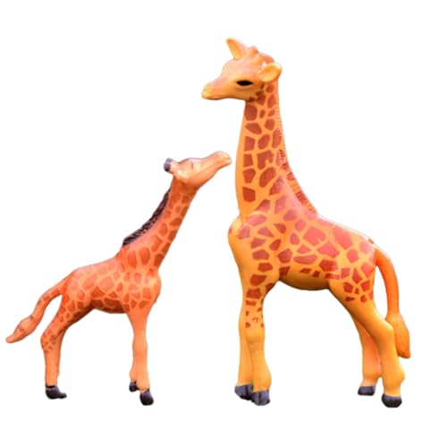 VICASKY 2 Stück Mikro Landschaftsornamente Aus Kunstharz Giraffendekorationen Für Das Büro Kleine Tierfiguren Bürotischdekoration Giraffenstatuen Für Zu Hause Giraffenfigur Mini von VICASKY