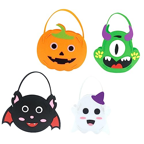 VICASKY 20 Stk Süßigkeitentasche Halloween Süßes Sonst Gibt's Saures Taschen Halloween-partygeschenke Feiertagsparty-versorgung Halloween-süßigkeitstüten Verpackungsbeutel Vlies von VICASKY