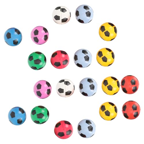 VICASKY 20St Flummi stringy balls gummiball Spielzeugball große Fußbälle Mini-Hüpfbälle Fußball aus Schaumstoff Schaumstoff-Fußball Hüpfbälle Masse Hüpfbälle für Kinder Synthesekautschuk von VICASKY