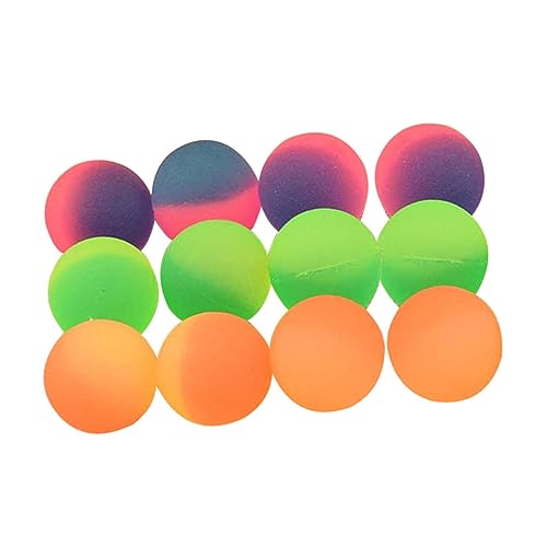 VICASKY 24 Stk Hüpfender Ball spielzeug für kinder kinderspielzeug hühner spielzeug kinder spielsachen toys bunter Hüpfball Pitbälle farbige Hüpfbälle Spiel Hüpfbälle Gummi Colorful von VICASKY