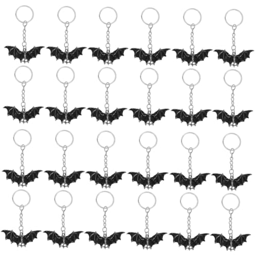 VICASKY 24 Stück Fledermaus Schlüsselanhänger Taschenanhänger Fledermaus Schlüsselanhänger Handtaschen Anhänger Gepäck Anhänger Rucksack Fledermaus Anhänger Schlüsselanhänger von VICASKY