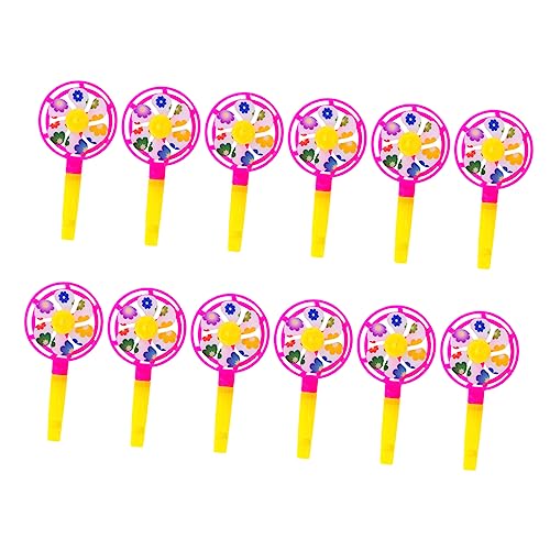 VICASKY 24St Pfeife Windmühle für kinderspielzeug party sachen children toys funny toys Rutschspielzeug 3D-LED-Wanduhr pfeife pfeifen Plastik von VICASKY