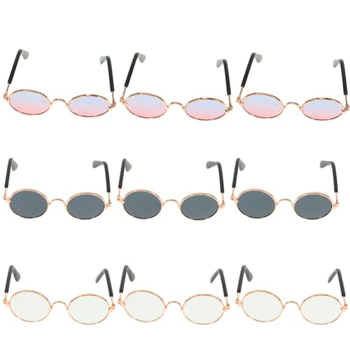 VICASKY 27 STK Gläser doll Accessories kindergeburtstags mitgebsel Puppen Kostüm Brille stilvolle Brillenrequisiten Mädchenspielzeug Spielzeuge Dekore für Kinderbrillen Puppenzubehör von VICASKY