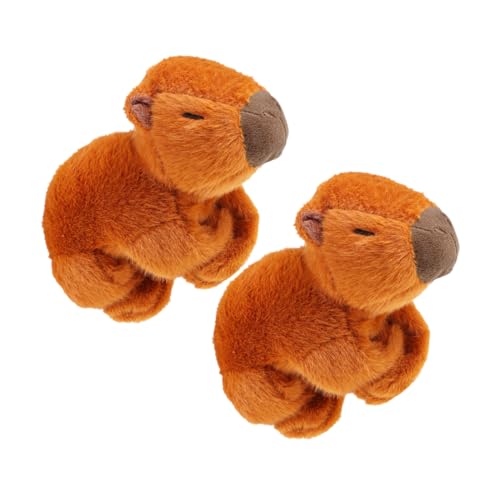 VICASKY 2St Capybara-Puppe gefüllte Capybara Plüschspielzeug Capybara Party Dekorationen für lustige kleine Plüsch -Capybara -Puppe Capybara Tuch von VICASKY