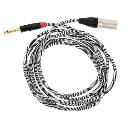 VICASKY 2St Öffentliches Audiokabel von Patchkabel gitarre Instrument gitarrenkabel guitar cable Klinkenkabel lautsprecher Audiokabel für E-Gitarre Professionelles Audiokabel Kupfer von VICASKY