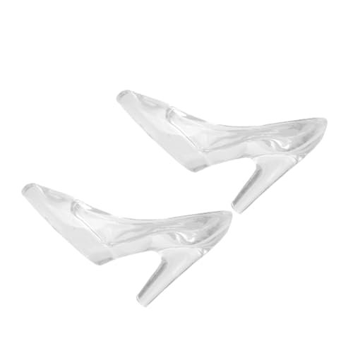 VICASKY 2st Kristall High Heels Schuhdekoration Schuhstatue Mit Hohem Absatz Bürodekorationen High-heel-verzierung Schreibtisch-high-heel-schuh-statue Schuhe Acryl Transparent von VICASKY