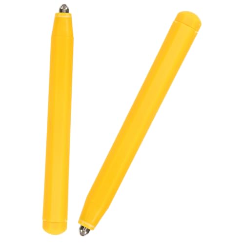 VICASKY 2st Magnetischer Zeichenstift-ersatzstift Magnetisches Zeichenbrett Bretter Magnete Weiße Tafel Planke Stifte Für Magnettafeln Magnetperlen-brettspielstift Plastik Yellow von VICASKY