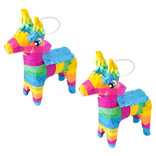 VICASKY 2st Piñata Dekoration Im Mexikanischen Stil Mexikanischer Pinata-esel Masse Mexikanisch Mit Süßigkeiten Gefüllte Pinata-spielzeuge Pinata-party- Cinco De Mayo Pinata Papier von VICASKY