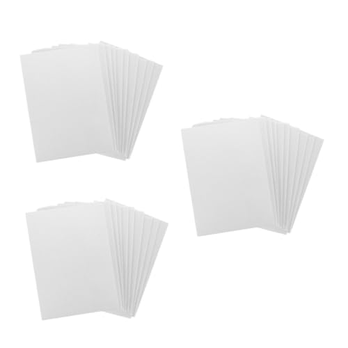 VICASKY 30 Pcs Zeichenbrett Für Diy Zubehör Bastelschäume Diy-versorgung Schäume Selber Machen Diy-papierschäume Druckplatten Zubehör Basteln Bastelzubehör Bastelbedarf Schaum Weiß von VICASKY