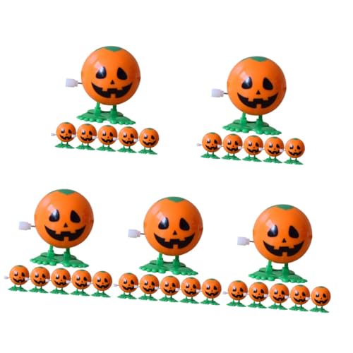 VICASKY 30 Stk Halloween-spielzeug Cartoon-uhrwerkspielzeug Neuartige Laufspielzeuge Laufspielzeug Aufziehen Party-streichspielzeug Pinata-füller Zähne Uhrwerk Spielzeug Orange Plastik von VICASKY