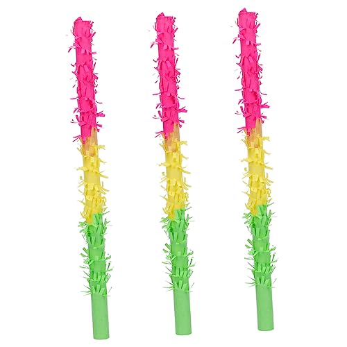 VICASKY 3St für kinderspielzeug children toys spielsachen Schule Party weihnachtsgeschenk Pinata-Stick-Mädchen Geburtstag Krachmacher Papier von VICASKY