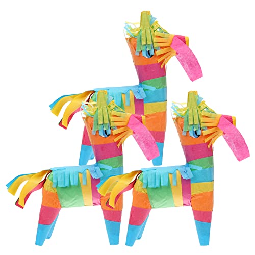 VICASKY 3st Mexikanische Piñata Bunte Pinata Piñata Mit Nutztieren Gefüllte Piñata Esel-pinatas Geburtstag Piñata Fiesta-dekorationen Piñata Für Fiesta Tierische Piñata Plüschtiere Papier von VICASKY