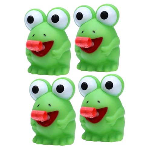 VICASKY 4 Stück Frosch Sound Spielzeug Frosch Spielzeug Tierspielzeug Tragbares Quetschspielzeug Druckspielzeug Kleines Quetschspielzeug Lustiges Stressspielzeug Tier von VICASKY