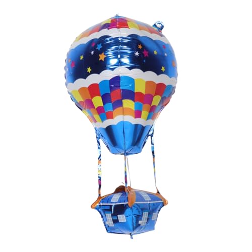 VICASKY 4 Stück Heißluftballon Dekoration Dekorative Luftballons Heißluft-folienballons Aus Aluminium Geburtstagsdekoration Luftballons Großer Ballon Heißluftballons Aluminiumfolie von VICASKY