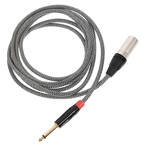 VICASKY 4 Stück Öffentliches Audiokabel von Patchkabel gitarre Instrument gitarrenkabel guitar cable lautsprecher Audioverbindungskabel gitarre kabel versorgung Faser Baumwollgarn von VICASKY