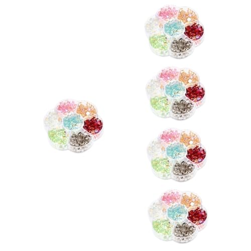 VICASKY 5 Boxen Nagelkunst Dekoration Mehrfarbige Flache Rückseite Diy Maniküre Zubehör Nail Art für Kreative Designs Geeignet für Kunstnägel und Gel Nägel VICASKY 5 Boxen Nagelkunst Dekoration Mehrfarbige Flache Rückseite Diy Maniküre Zubehör Nail Art für Kreative Designs Geeignet für Kunstnägel und Gel Nägel von VICASKY