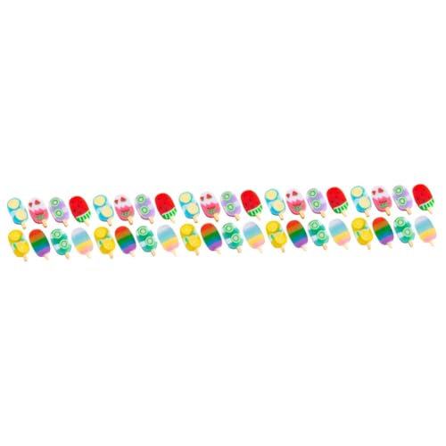 VICASKY 5 Sätze 5 Sets Eis Radiergummi Niedlicher Radiergummi Mini Radiergummi Schul Radiergummi Preise Für Kinder Lustige Radiergummis Gelee Zeichnungs Radiergummis 2 Boxen * 5 von VICASKY