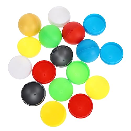 VICASKY 50 Stück Lotteriekugel Sphäre Partybälle das Spielzeug Tischtennisbälle Kapselspielzeug plastikball kunststoffball nahtlose Plastikbälle Party-Aktivitäts-Requisiten Colorful von VICASKY