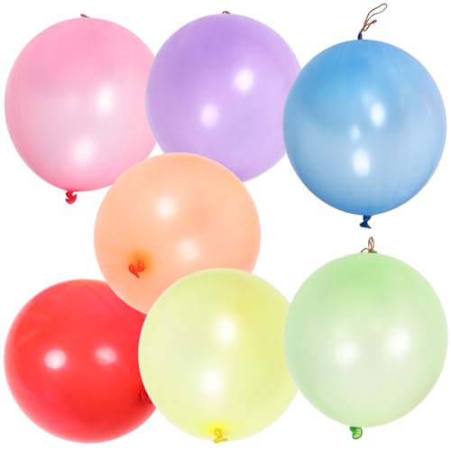 VICASKY 50 Stück Luftballons Stanzen Fruchtballons Geführte Luftballons Geburtstag Luftballons Stanzen Sie Luftballons Für Die Party Panzerballons Luftballons Kürbis Ballons Blase von VICASKY