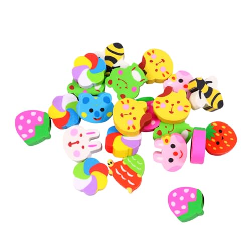 VICASKY 50 Stück Radiergummi erasers for Eraser für trocken löschen Mini- süßes stationäres Whiteboard-Radierer Studentengummis Cartoon-Gummis für Plastik von VICASKY