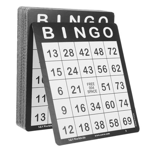 VICASKY 50 Stück Teiliges Bingo Spielkarten aus Papier Tragbar und Leicht für Partyspiele Interaktives Familienspiel Lernkarten mit Zahlen Vielseitig für Geburtstage Reisen und VICASKY 50 Stück Teiliges Bingo Spielkarten aus Papier Tragbar und Leicht für Partyspiele Interaktives Familienspiel Lernkarten mit Zahlen Vielseitig für Geburtstage Reisen und von VICASKY