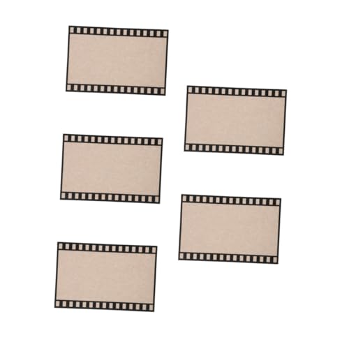 VICASKY 5St Filzbretter Fotovand dekoration filmstreifen Hinweistafel anzeigen Pinnwand Wandtattoo Erinnerungstafel Ankündigung Message Board Filmrequisiten FilzPolyesterfaser Light Brown von VICASKY