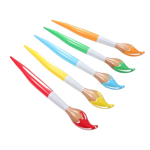 VICASKY 5St Pinselspielzeug Riesige Stift-Requisiten aufblasbare Buntstifte Schulanfang Party Dekoration Riesige Stifte Props Luftballons in großen Mengen riesige Pinsel Jumbo-Stifte PVC von VICASKY