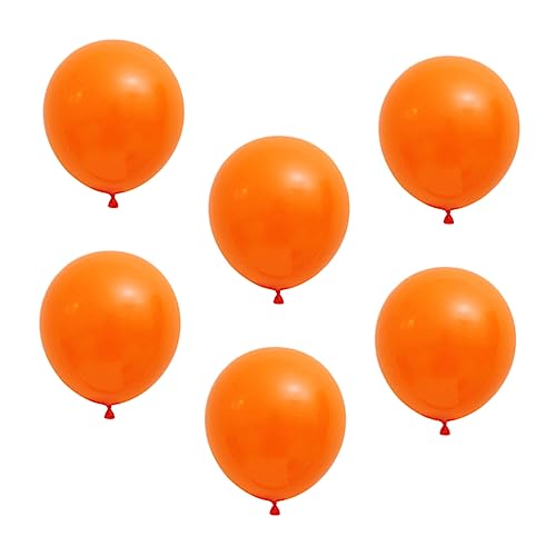 VICASKY 6St Ballon orangefarbenes Dekor Dekorationen für Hochzeitszeremonien -Dekorationen orangefarbene Verzierungen hochzeitsdeko Party-Layout-Requisiten Partydekoration Emulsion von VICASKY