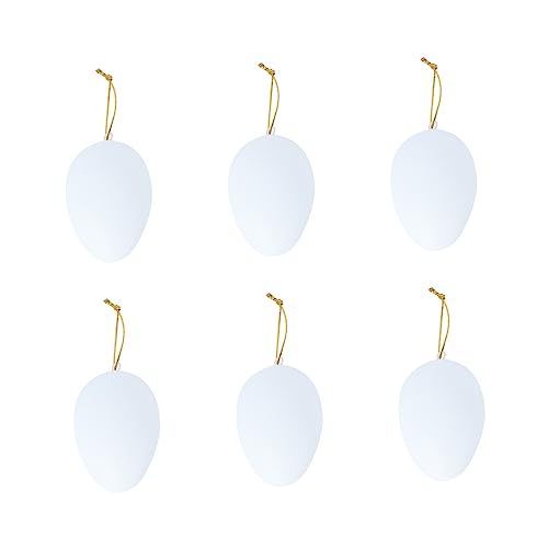 VICASKY 6St weißes Osterei Eierbecher Partygeschenke Blase Zauberstab Weihnachtsei ostereier easter egg decoration Ostereier Ostereier selber machen Osterei- von VICASKY