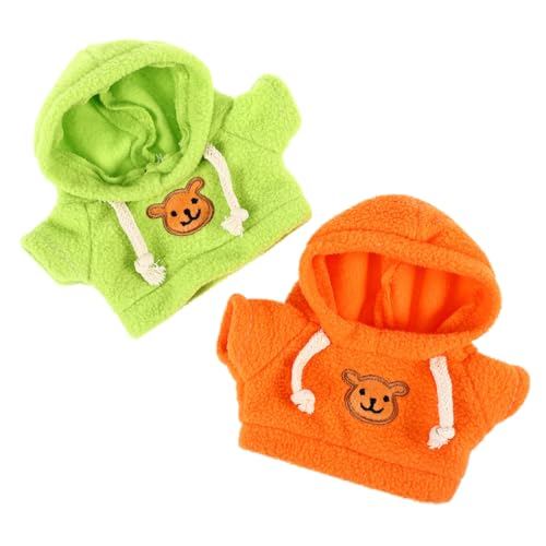 VICASKY 8 STK Plüschbärenkleidung Kinderspielzeug Kleidung Mädchen Kuscheltier Kleidung Teddybärkleidung Spielzeuge Puppen kompakte Bären-Hoodie-Kleidung Bären-Hoodie-Dekor Stoff von VICASKY