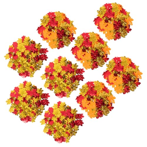 VICASKY 8Packungen Ahornblatt Konfetti Bunte Tischdekoration für Thanksgiving und Herbstpartys für Einladungen Geschenktüten und Kreative Bastelprojekte VICASKY 8Packungen Ahornblatt Konfetti Bunte Tischdekoration für Thanksgiving und Herbstpartys für Einladungen Geschenktüten und Kreative Bastelprojekte von VICASKY
