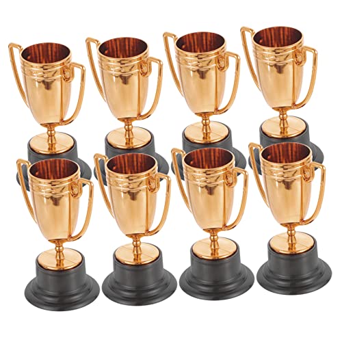 VICASKY 8St Mini-Trophäe pokale für medaillen für Sport Trophäen Spielzeugpreise Trophäen-Set Pool-Trophäe zehn Trophäen vergeben Trophäen für Plastik Wiederverwendbar von VICASKY