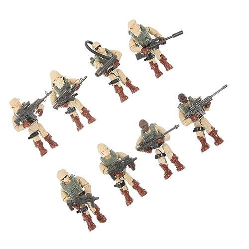 VICASKY 8St Soldaten-Actionfiguren Toys - Rollenspiel- Soldaten-Spielfiguren Tischdekorationen aus Sand Mini-People-Modelle Plastik von VICASKY