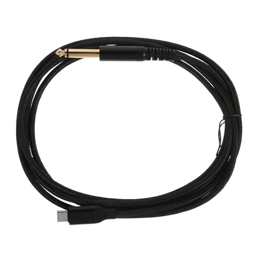 VICASKY Audiokabel Für E-gitarre Bass-audiokabel Gitarren-audio-patchkabel 6,35-mm-audiokabel Audiokabel Für Gitarre Anschlusszubehör Für Musikinstrumente Gitarren-audiokabel Kupfer Black von VICASKY